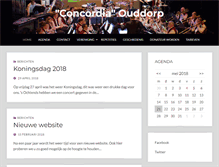 Tablet Screenshot of concordia-ouddorp.nl